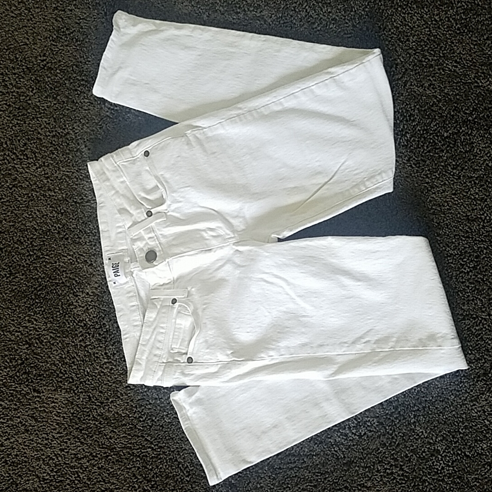 White hot denim jeans 27 Paige